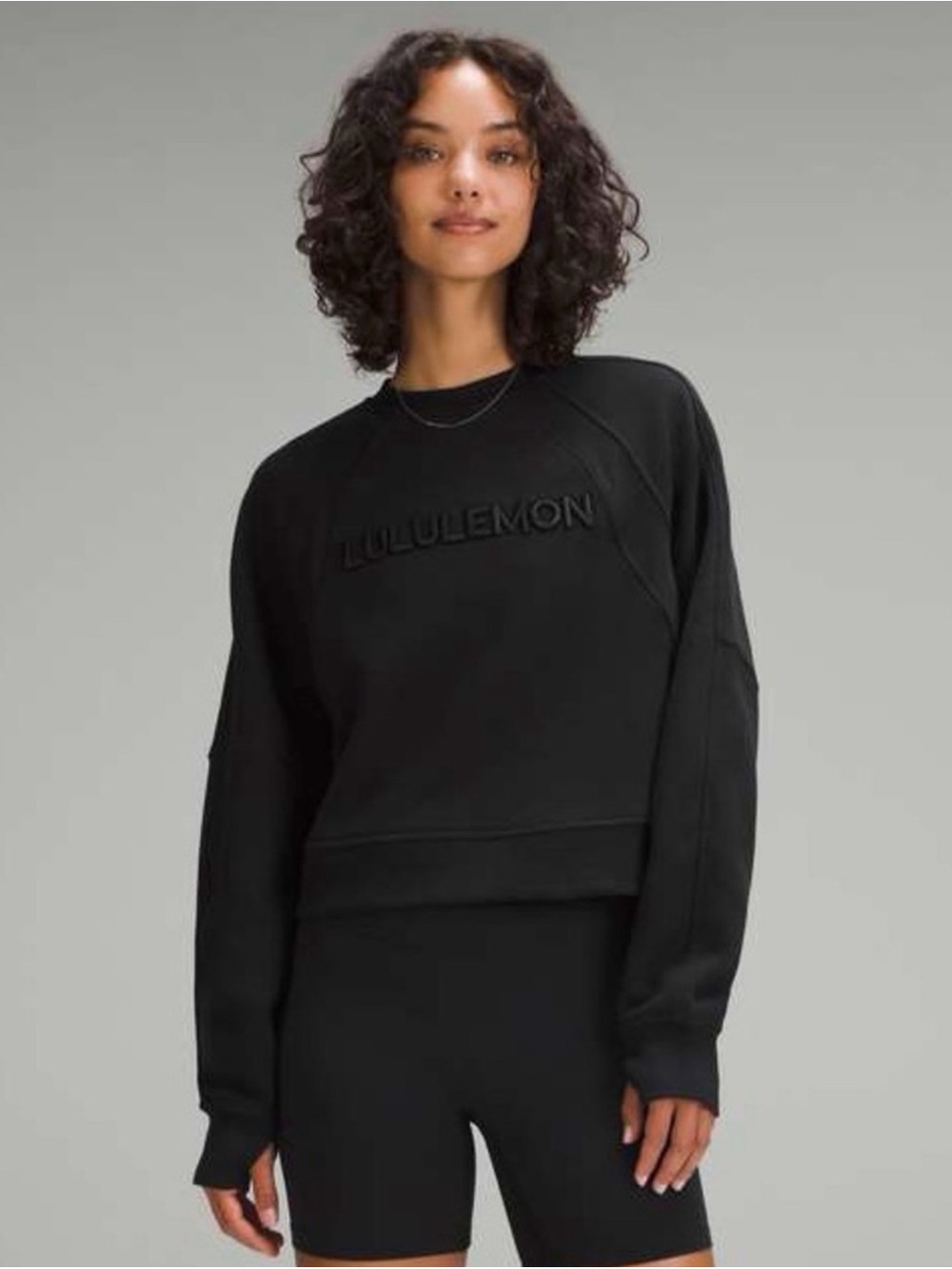 lululemon athletica Men’s Crewneck Sweater - Charcoal Gray